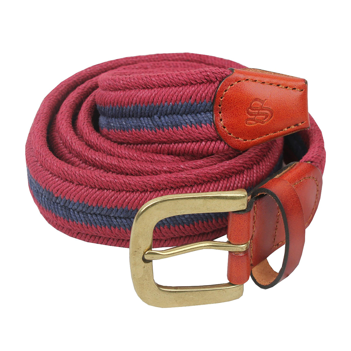 Womens Aurora Belt Red/Navy