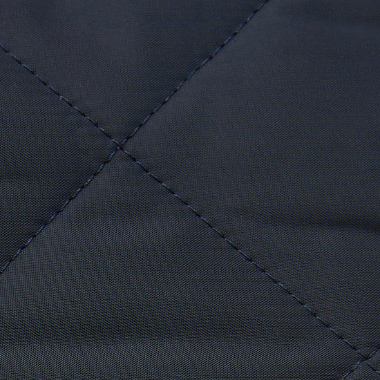 Quilted Dog Coat Navy