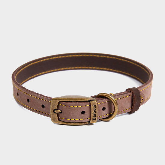 Leather Dog Collar Classic Brown