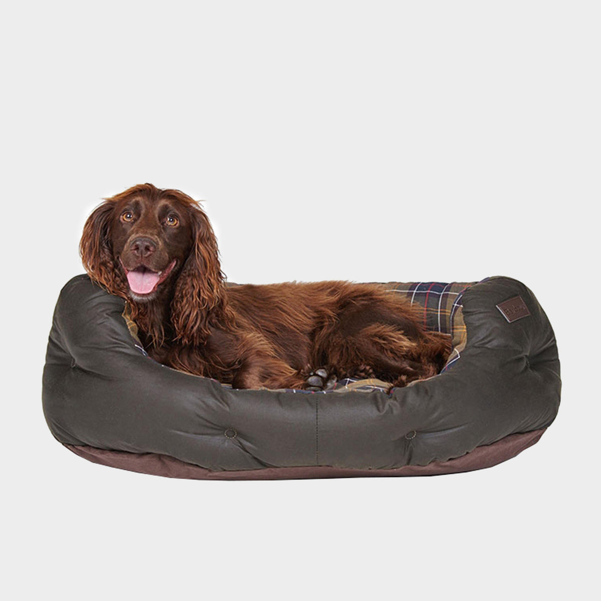 Wax/Cotton Dog Bed Classic Olive