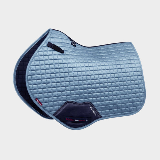 Suede Close Contact Saddle Pad Ice Blue