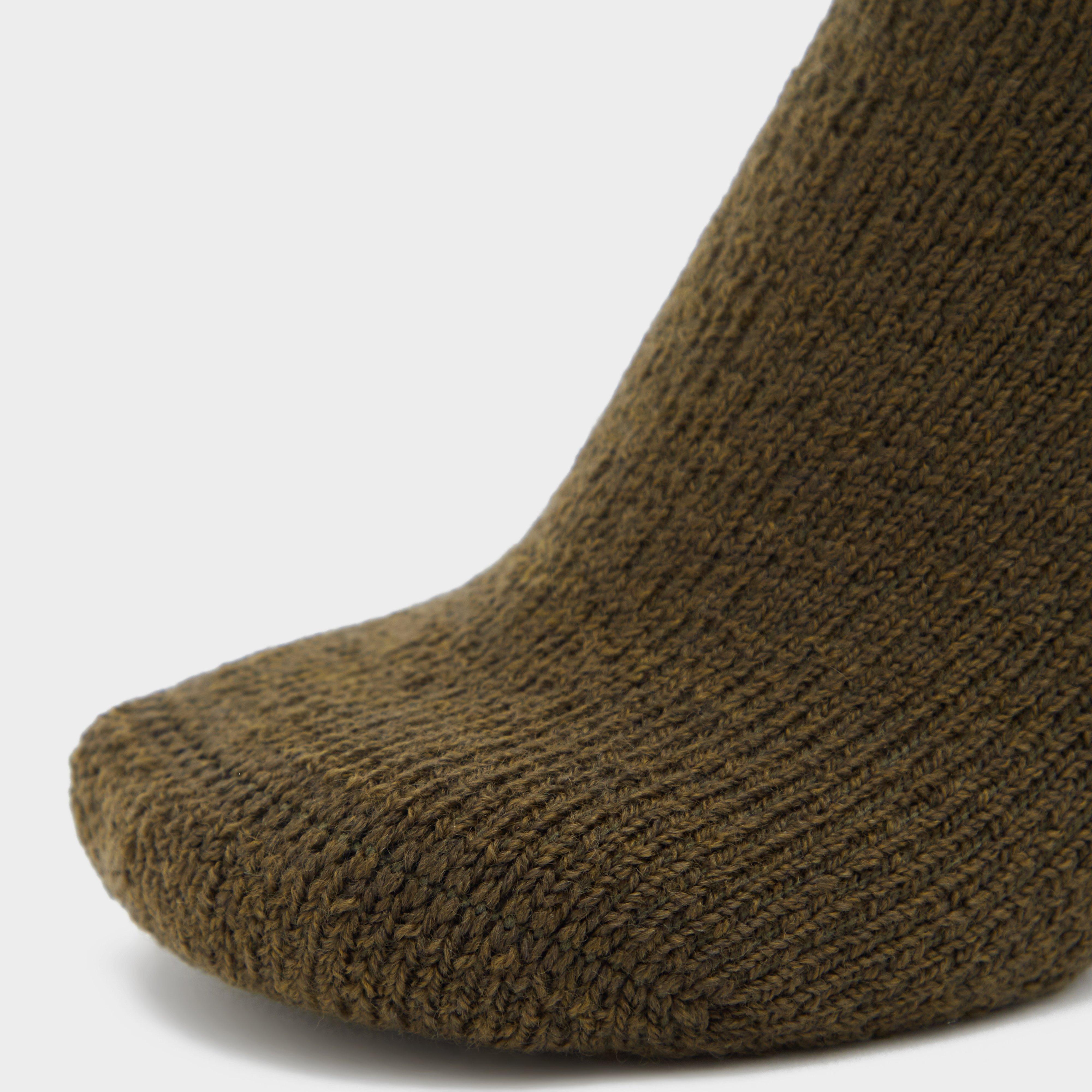 Adults Wellington Calf Socks Olive Green