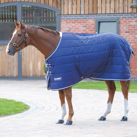 Tempest 200g Medium Weight Standard Neck Stable Rug Navy