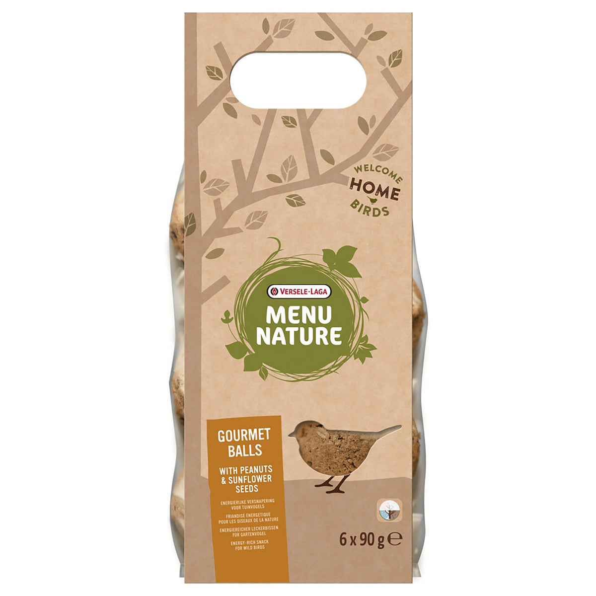 Versele Laga Menu Nature Gourmet Balls with Peanuts & Sunflower Seeds