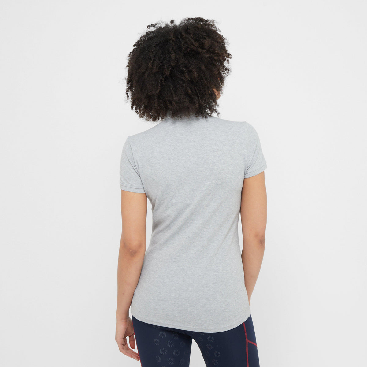 Womens Prix 2.0 Short Sleeved Polo Shirt Heather Grey