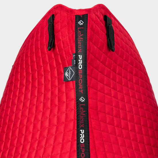 Suede Dressage Saddle Pad Chilli