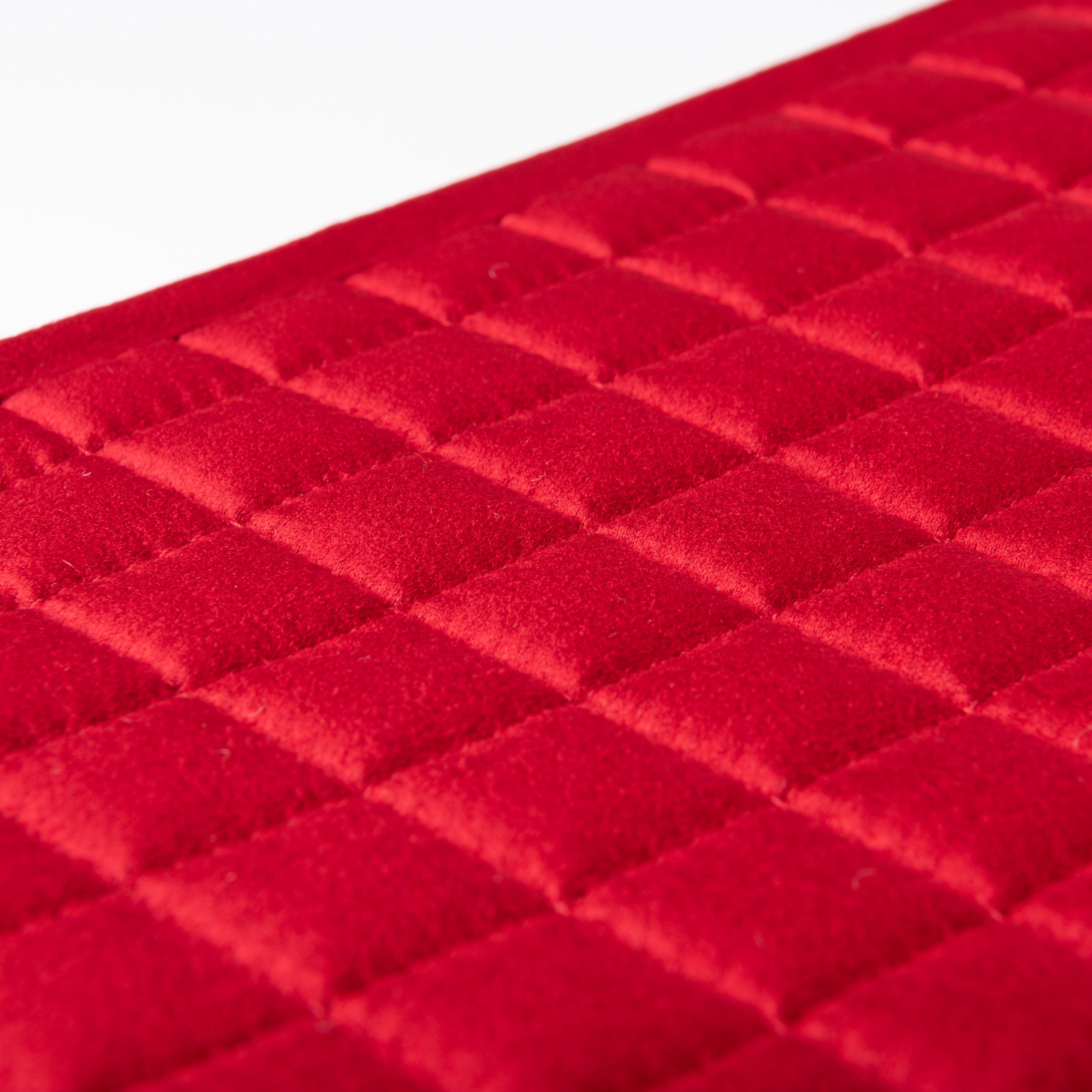 Suede Dressage Saddle Pad Chilli