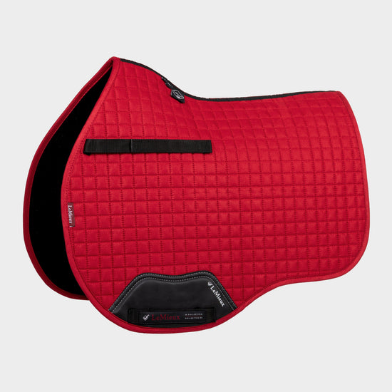 Suede GP Saddle Pad Chilli