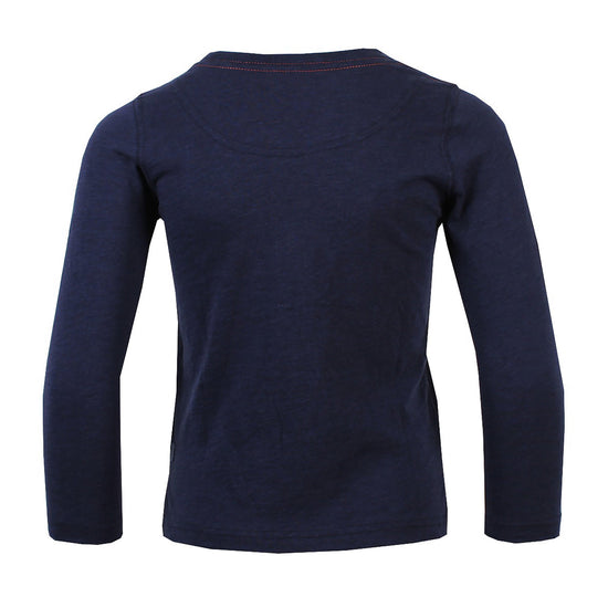 Boys Action Long Sleeve T-Shirt Navy Octopus