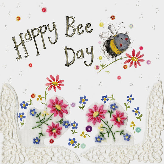 Sparkle Card Bee Day