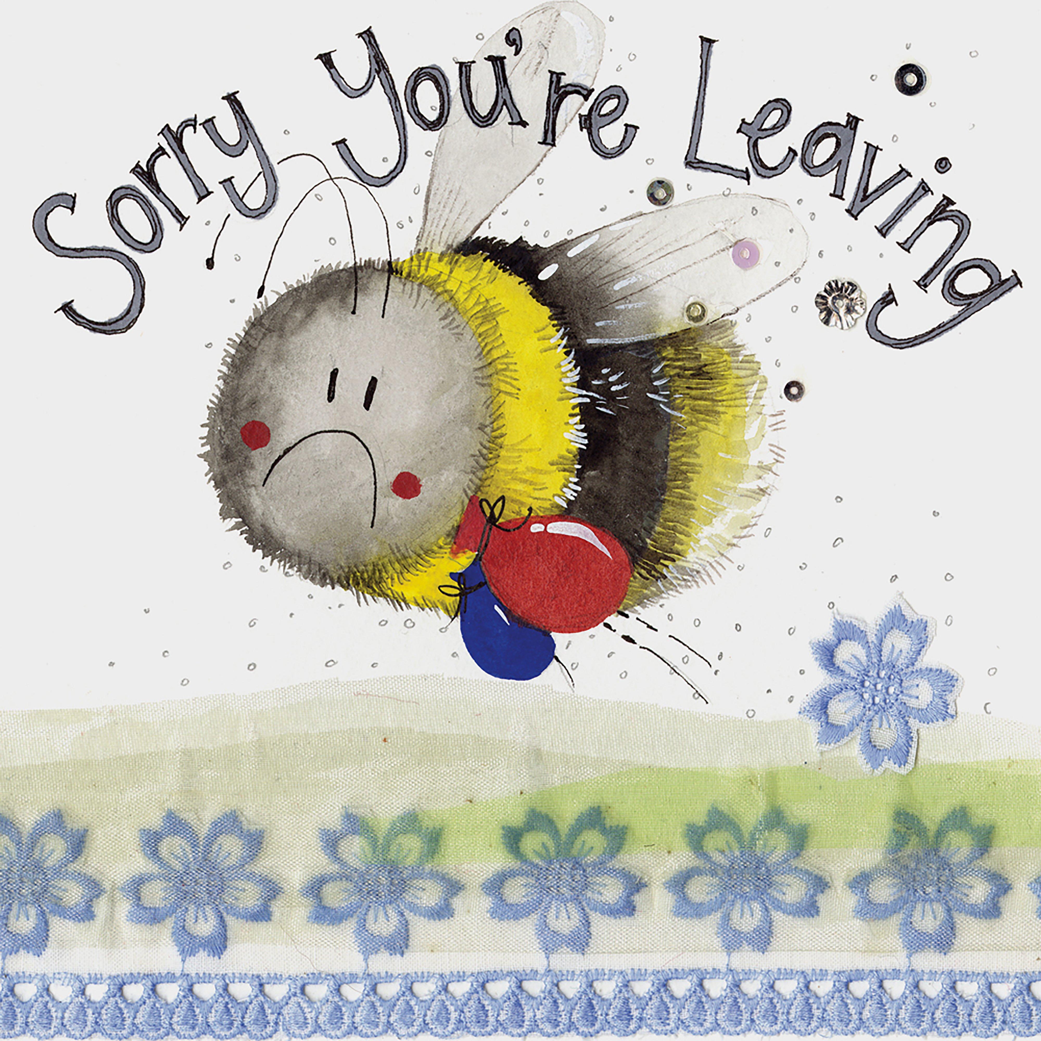 Sparkle Card Bee Leaving