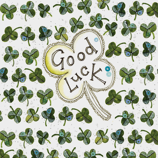 Little Sparkle Card Good Luck Clover