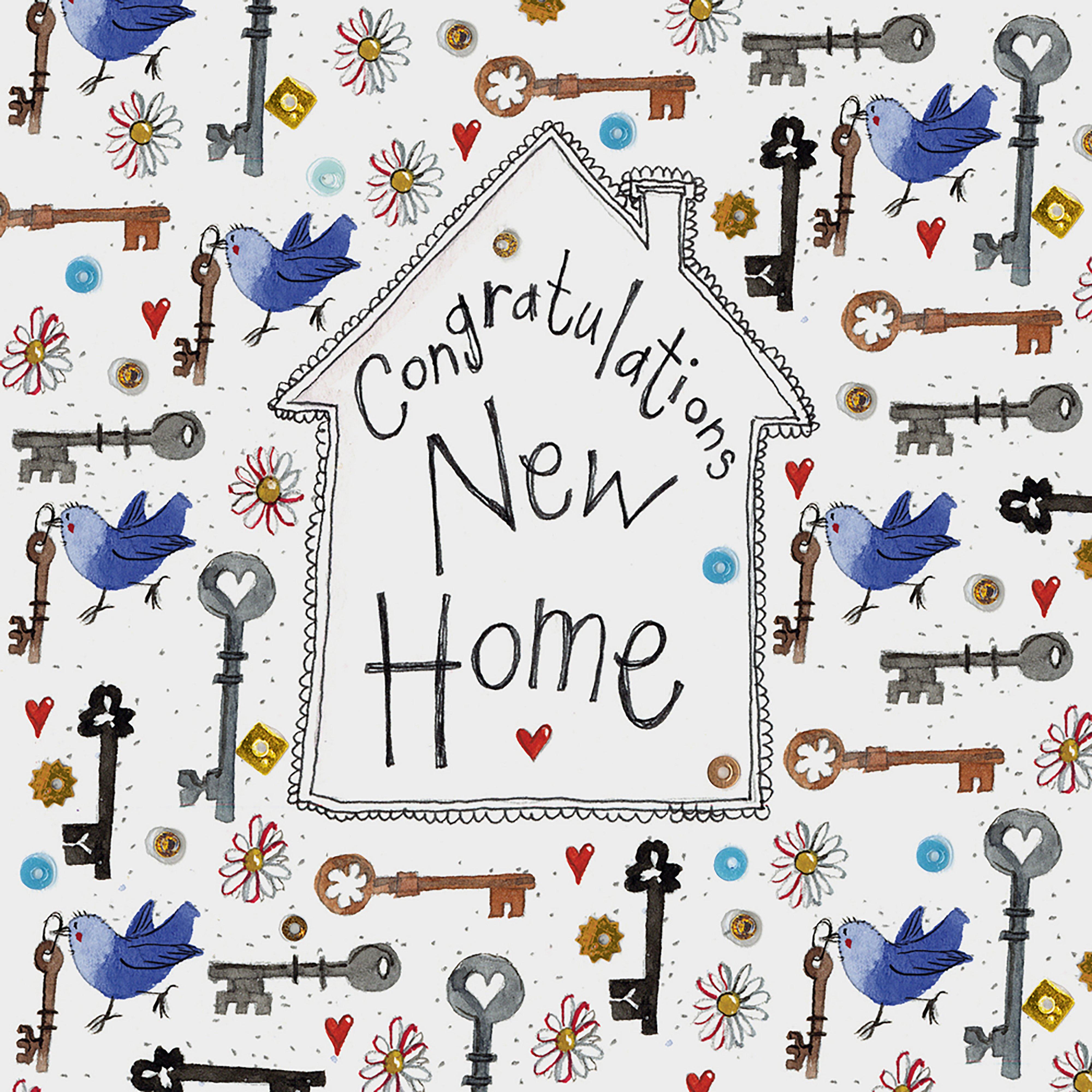 Little Sparkle Card Congratulations New Home