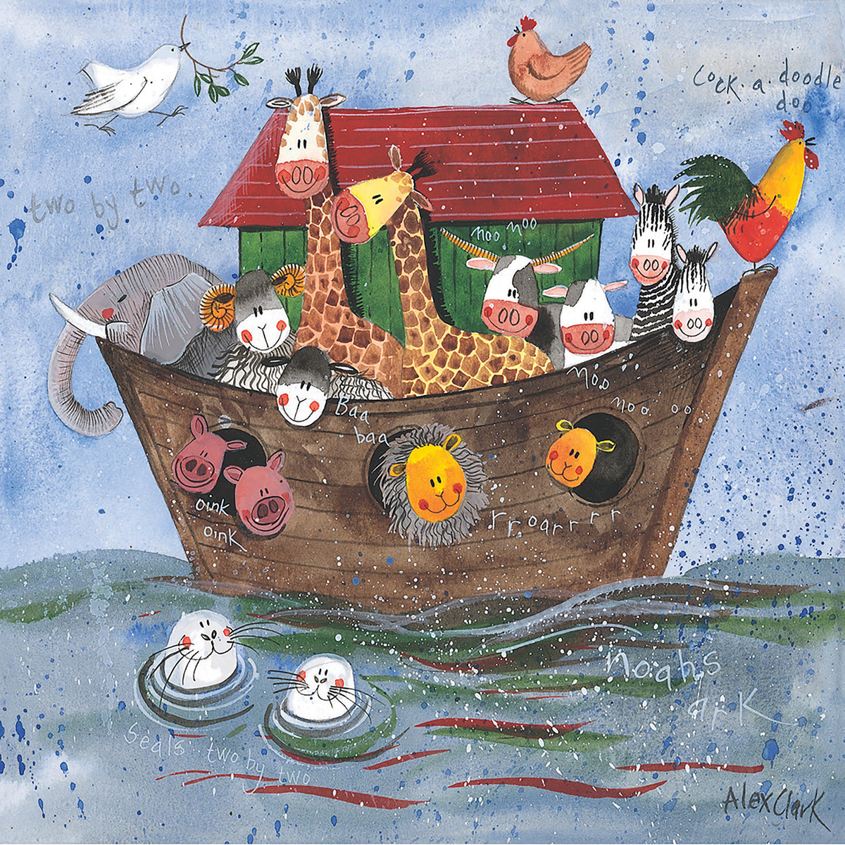 Blank Card Noahs Ark