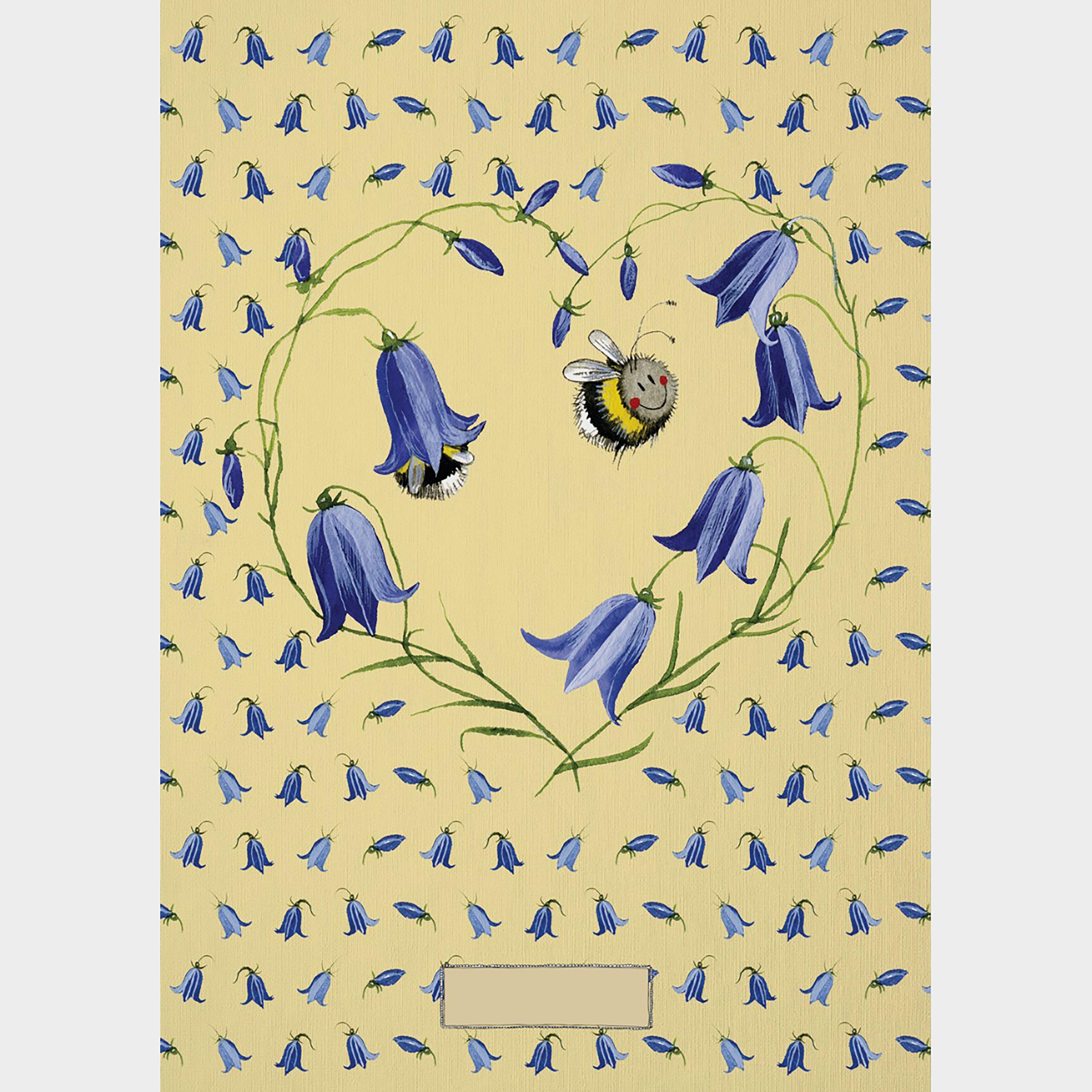 Naked Spine Notebook Bee Heart