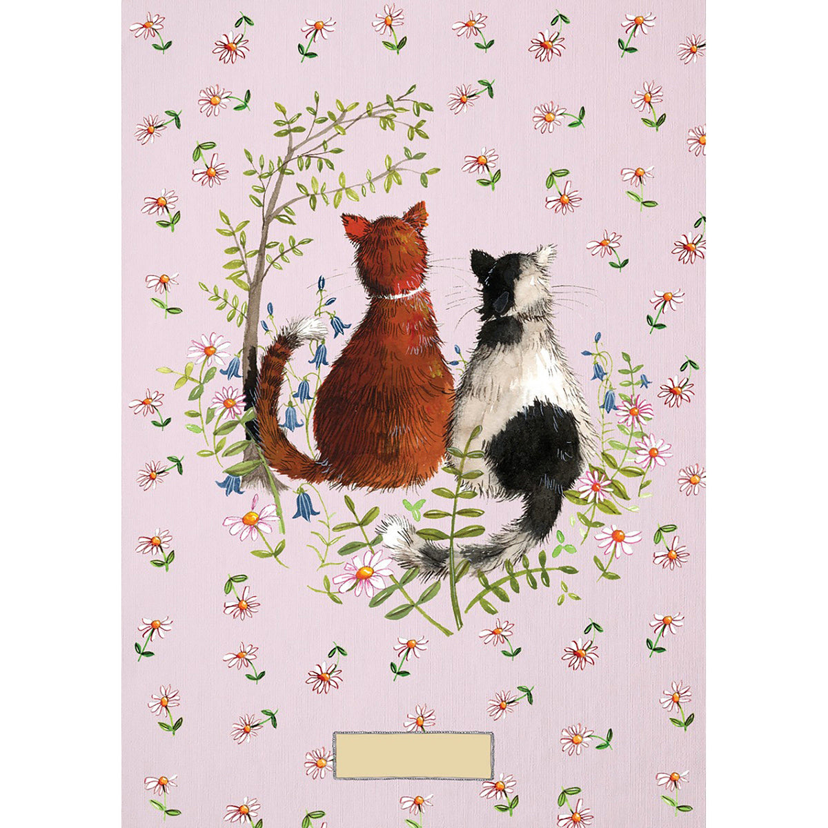 Naked Spine Notebook Cats