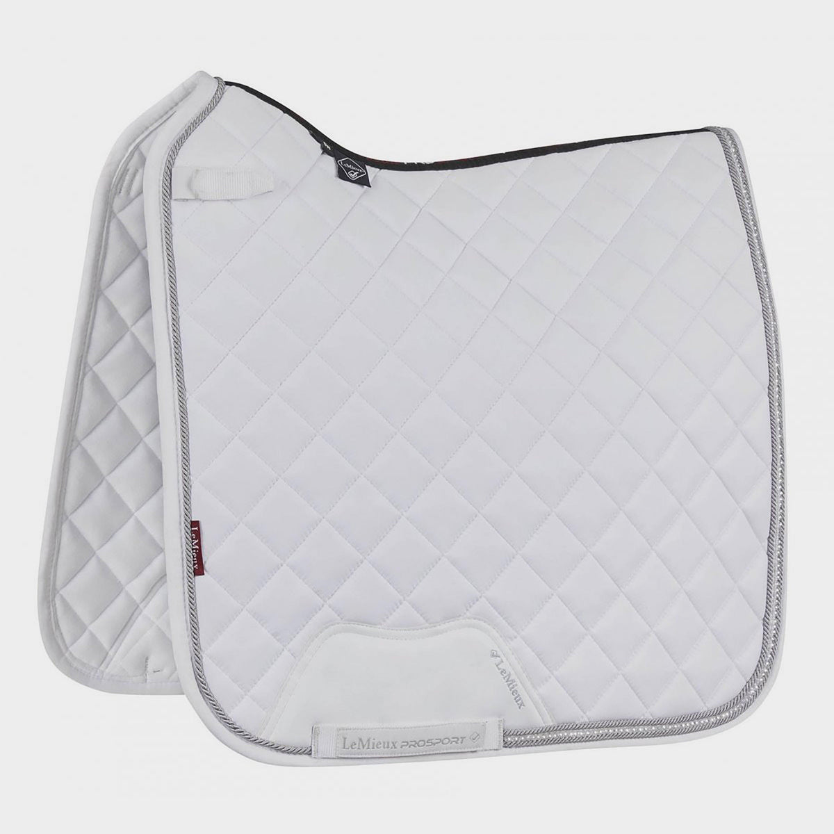 Diamante Dressage Pad White