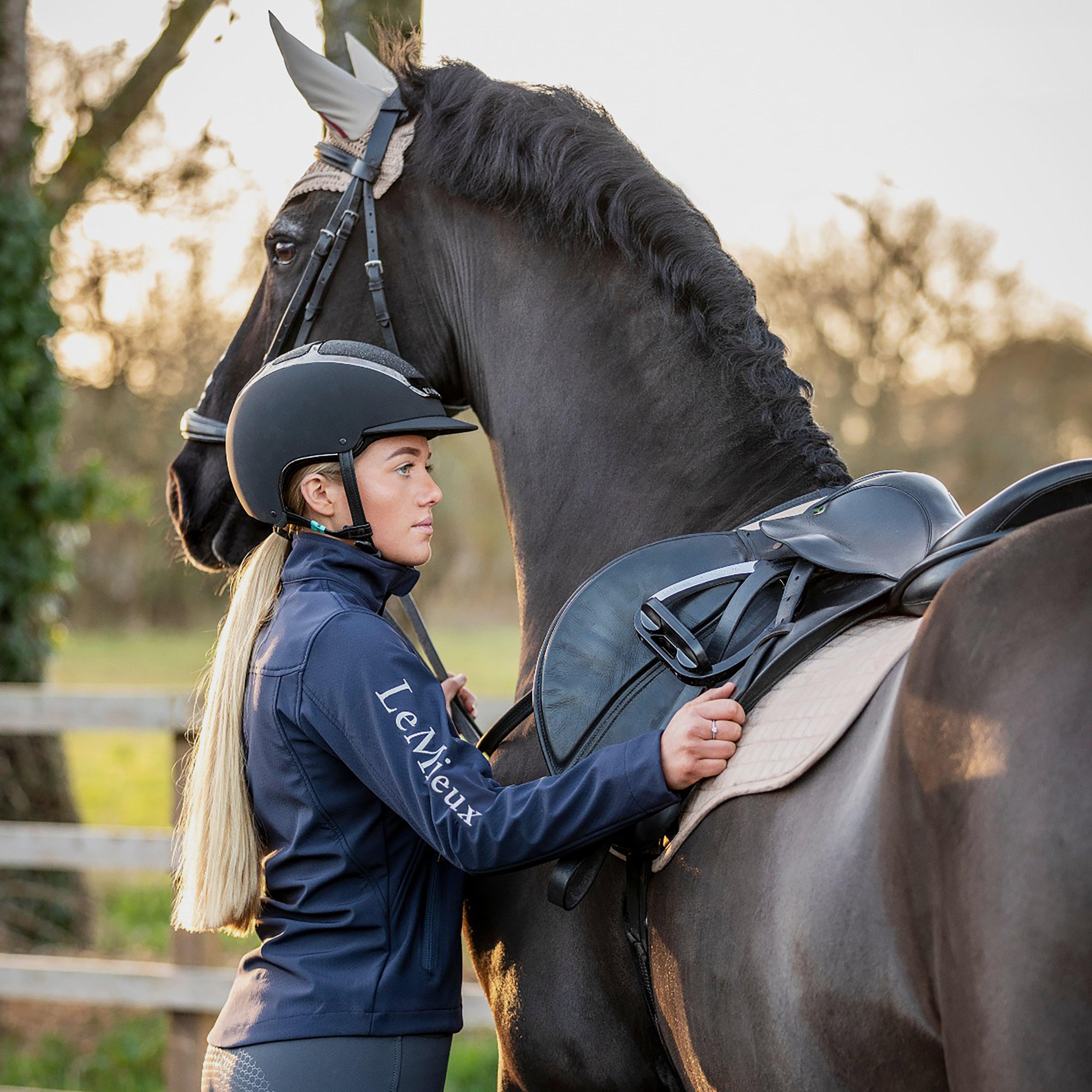Team LeMieux Womens Softshell Team Jacket Navy