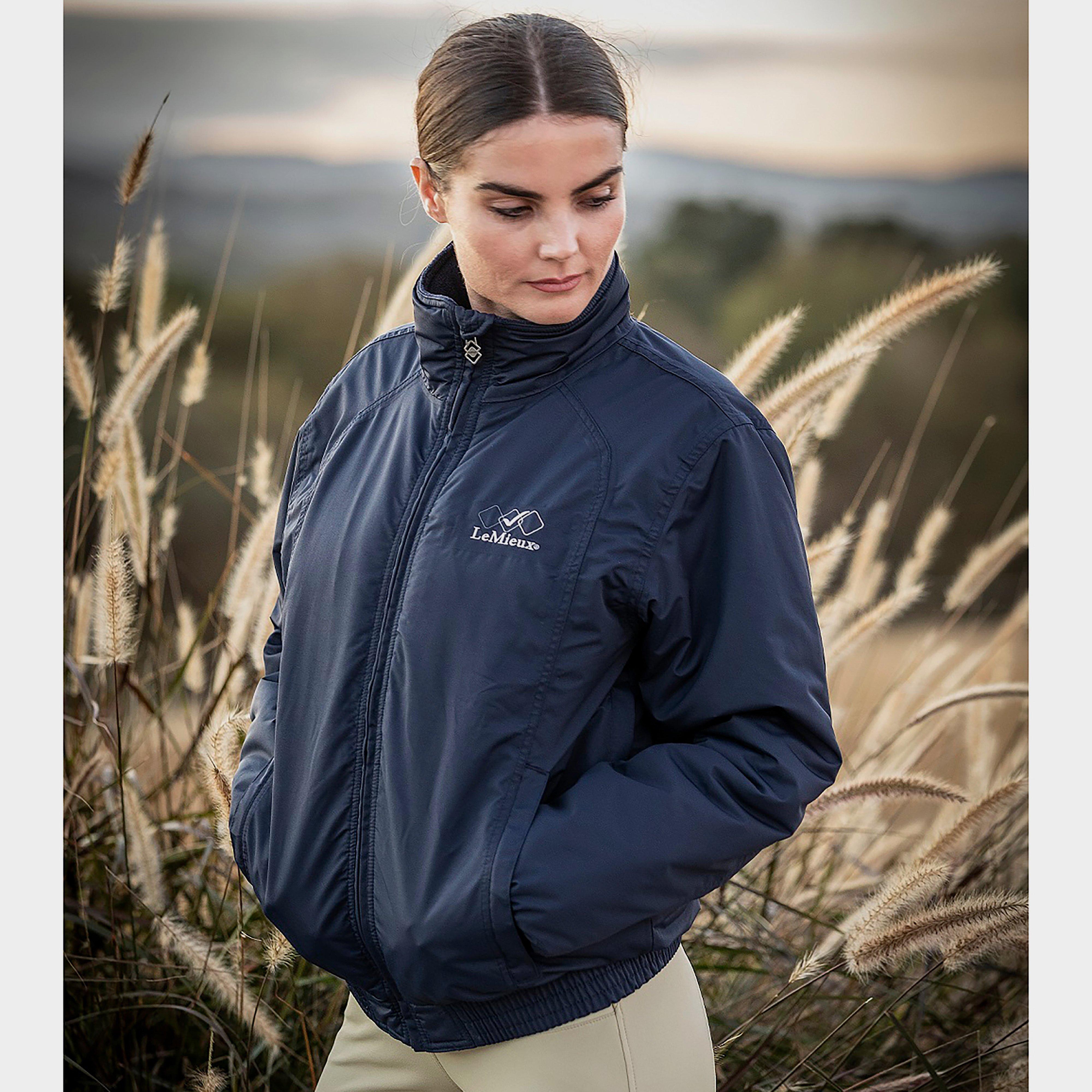 Team LeMieux Womens Waterproof Team Jacket Navy