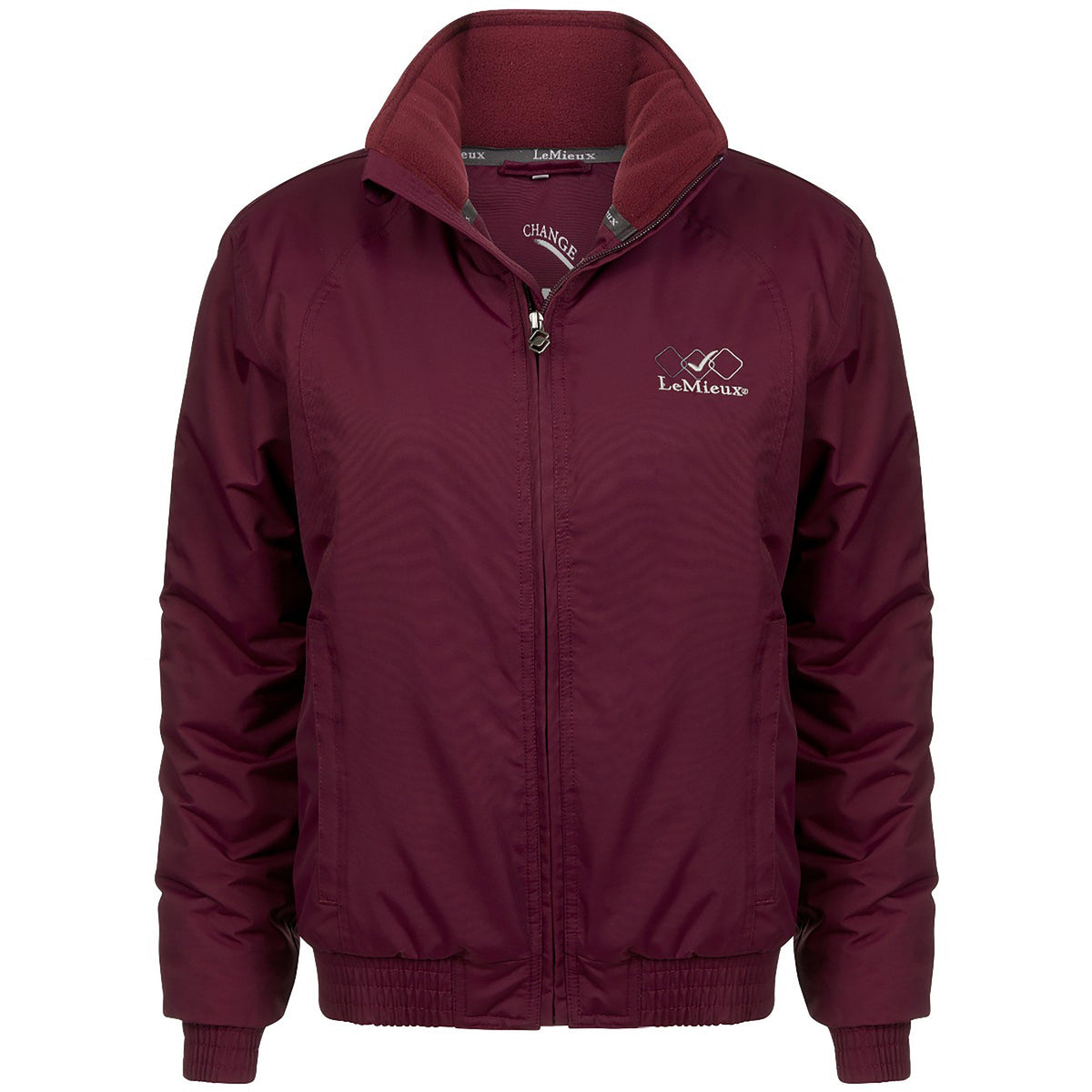Unisex Waterproof Team Jacket Burgundy