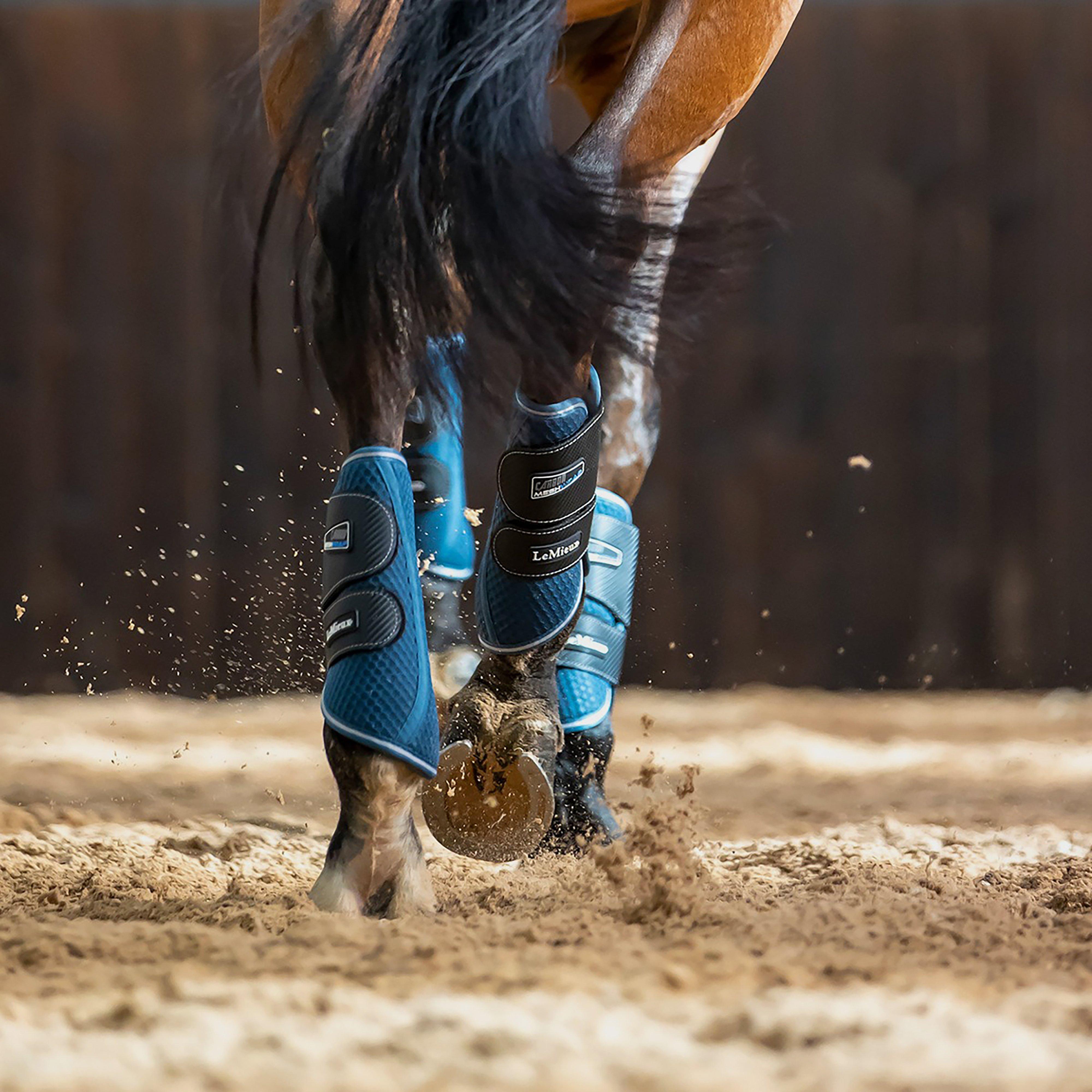 Carbon Mesh Wrap Boots Blue/Grey