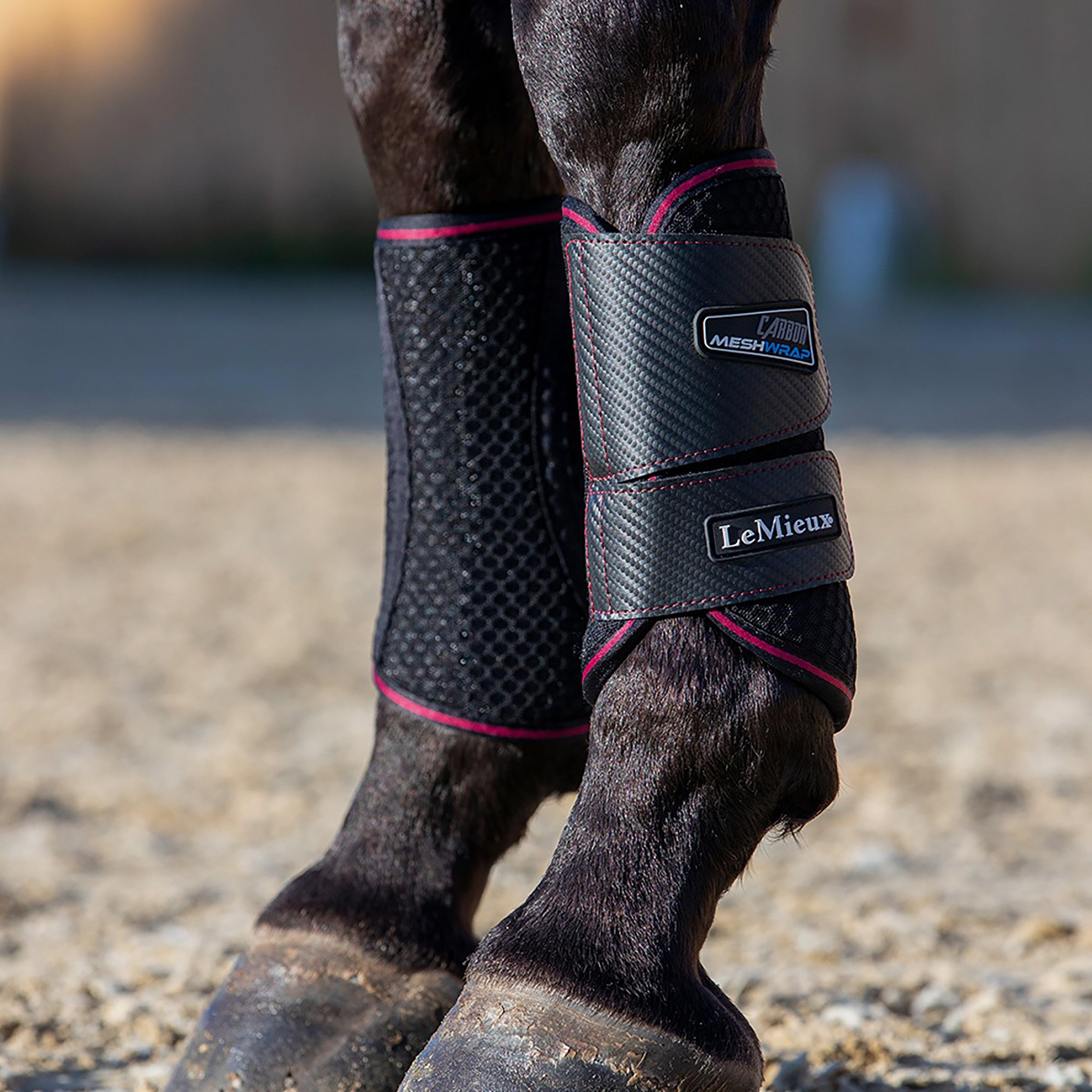 Carbon Mesh Wrap Boots Black/Mulberry