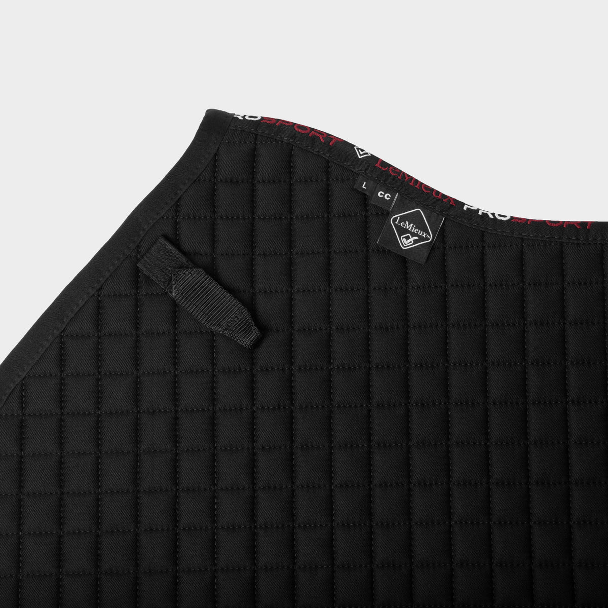 Cotton Close Contact Saddle Pad Black