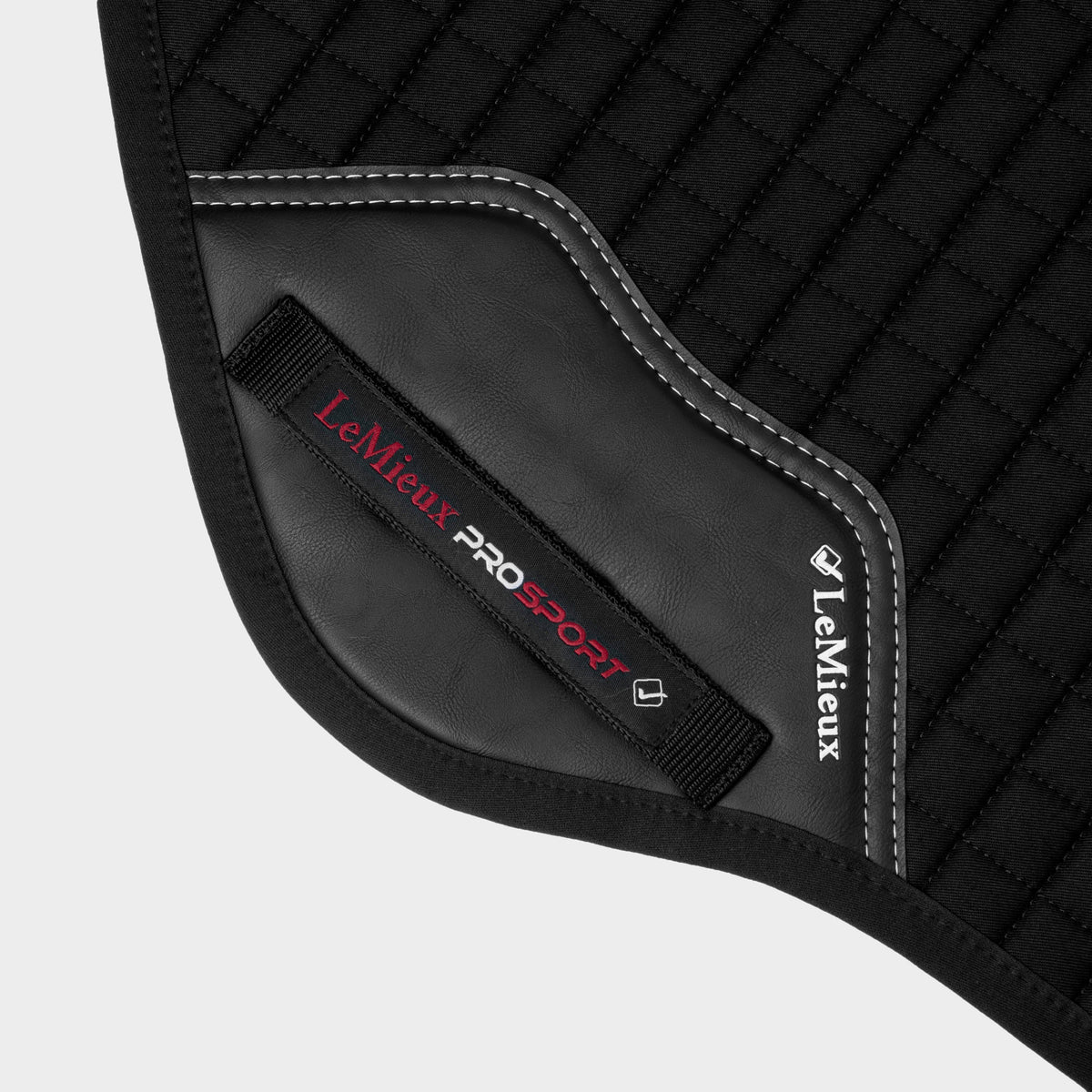 Cotton Close Contact Saddle Pad Black