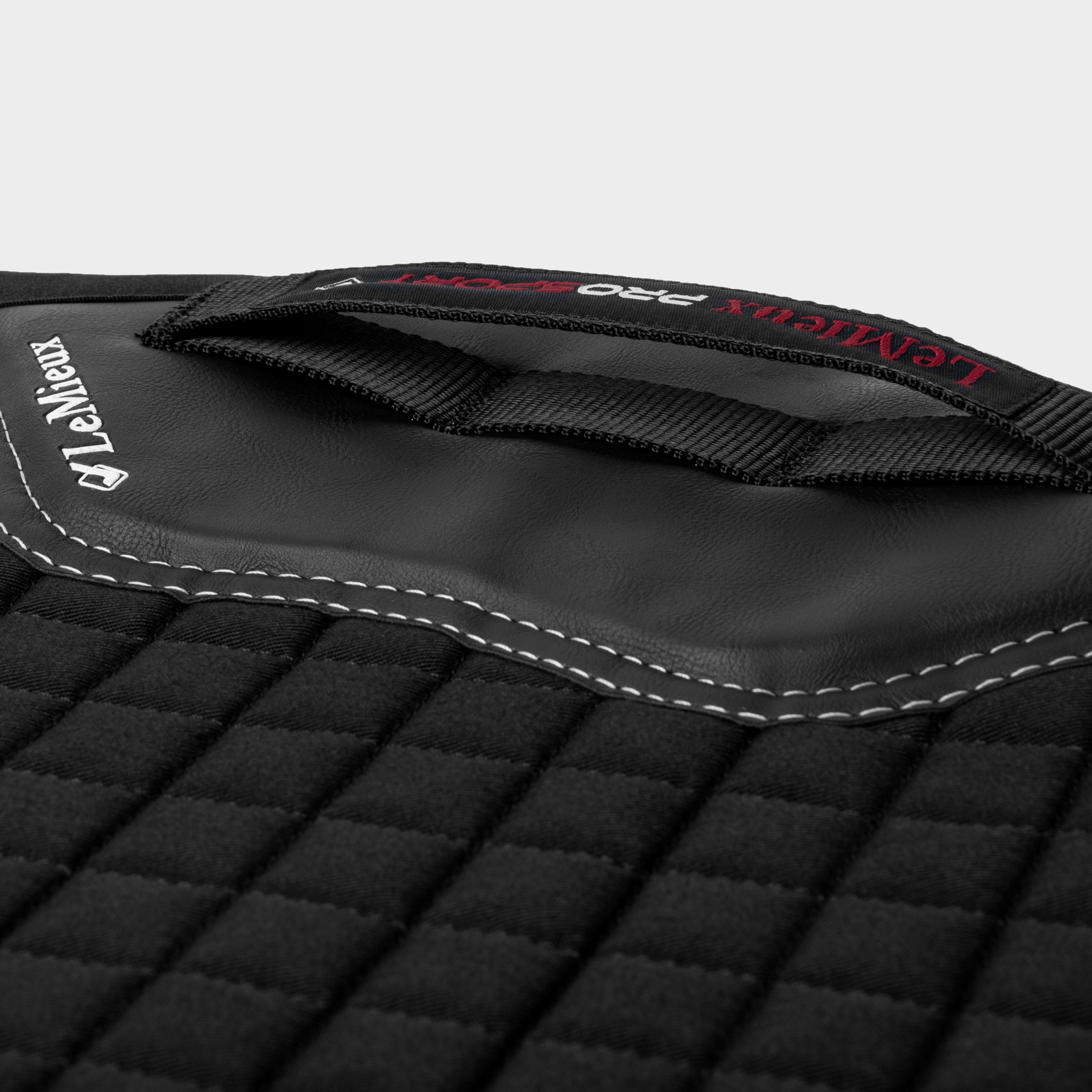 Cotton Close Contact Saddle Pad Black