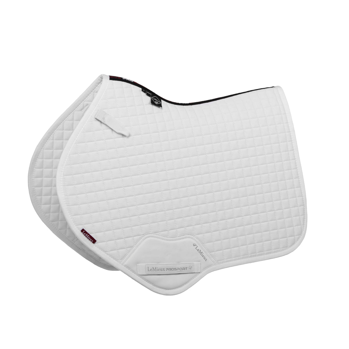 Cotton Close Contact Saddle Pad White
