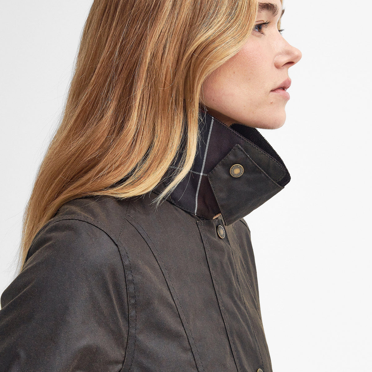 Womens Fiddich Wax Jacket Olive/Classic