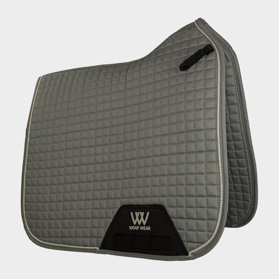 Contour Dressage Saddle Pad Brushed Steel