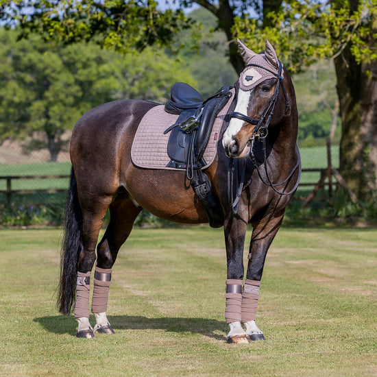 ProSport Suede Dressage Square Saddle Pad Mink