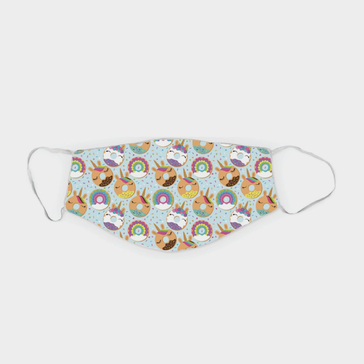 Dreamers and Schemers Adult Face Mask Uni Donut