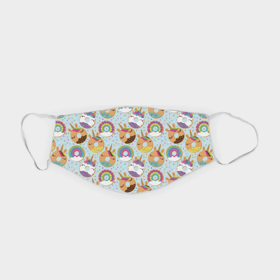 Dreamers and Schemers Adult Face Mask Uni Donut
