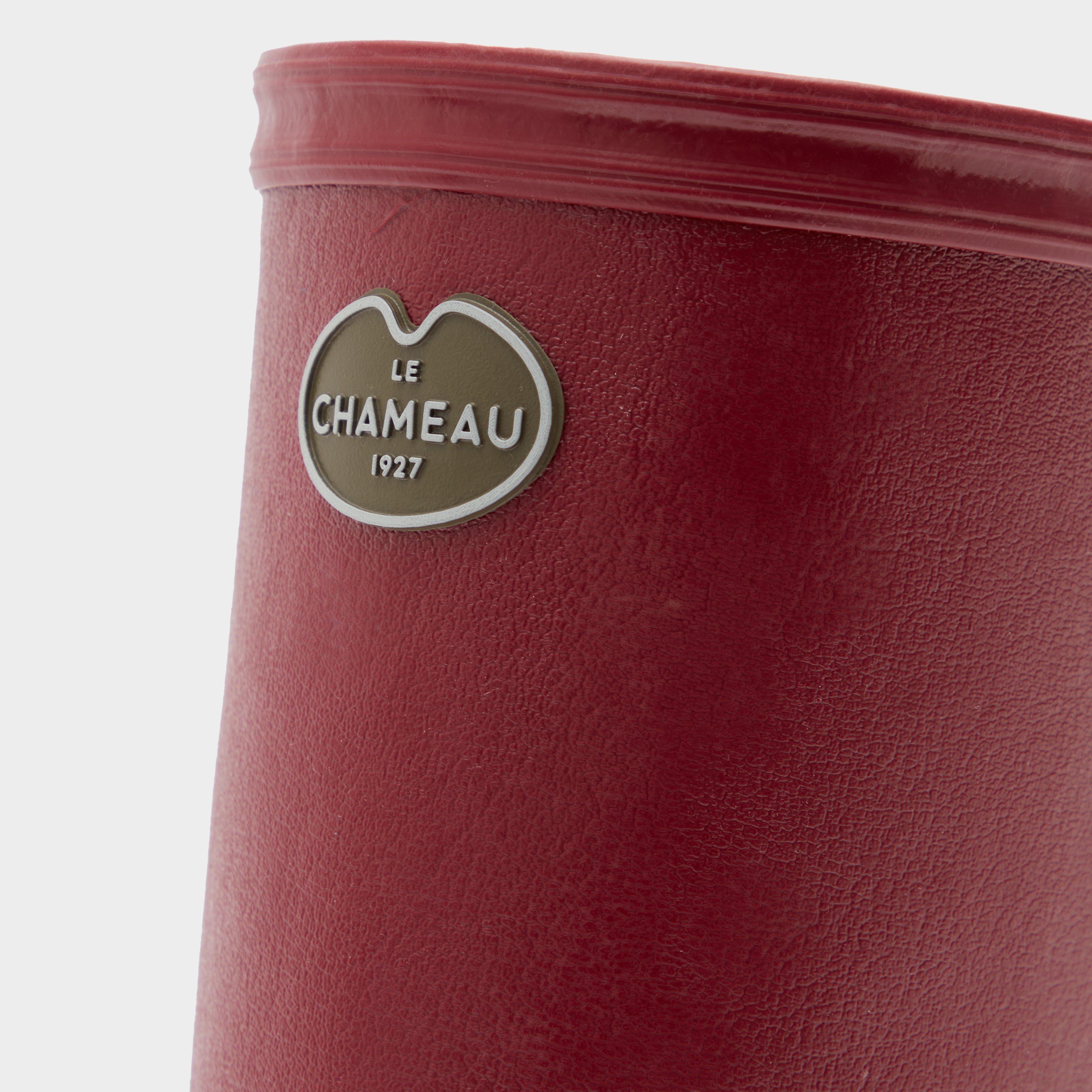 Womens Iris Jersey Lined Wellington Boots Rouge