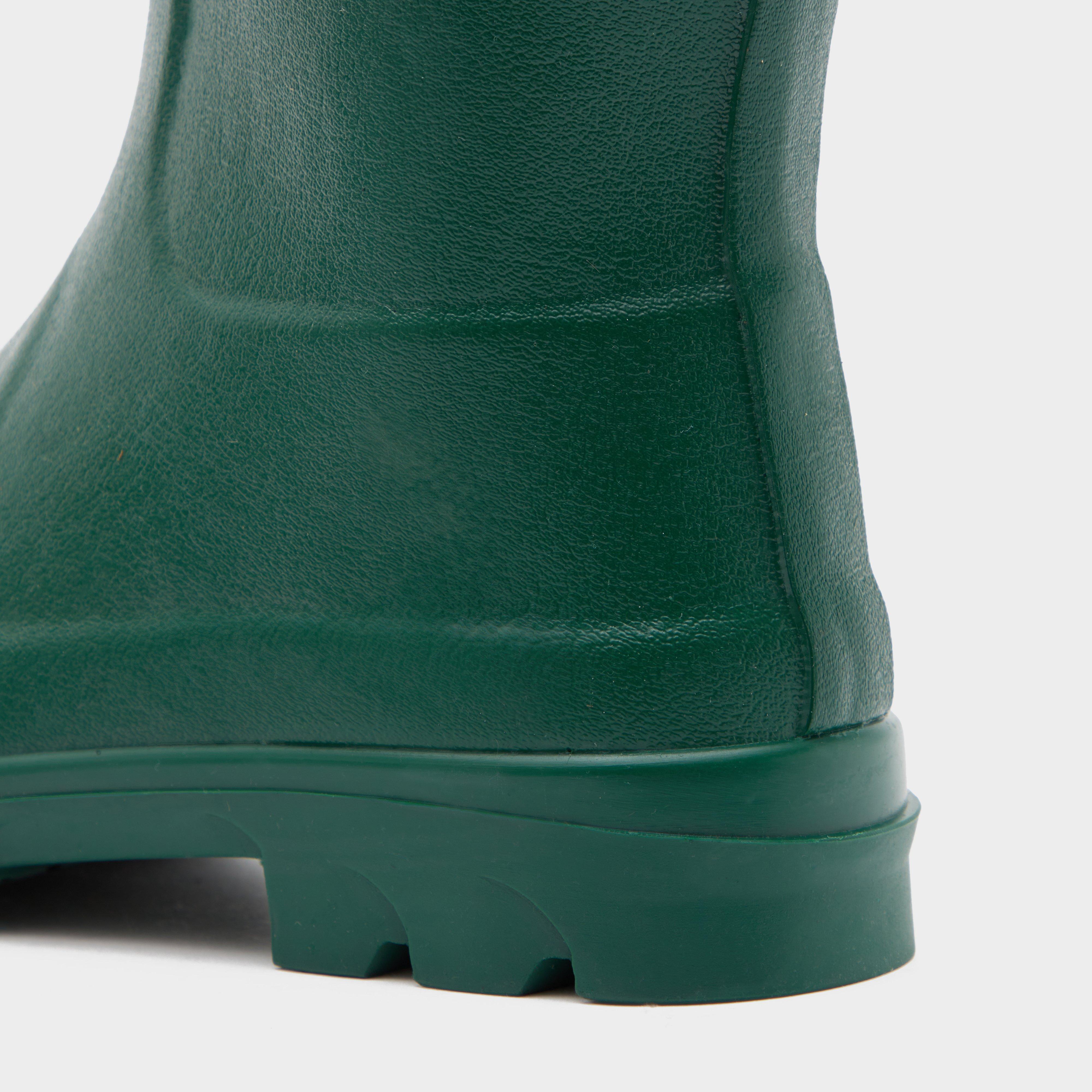 Womens Iris Jersey Lined Wellington Boots Vert Fonce