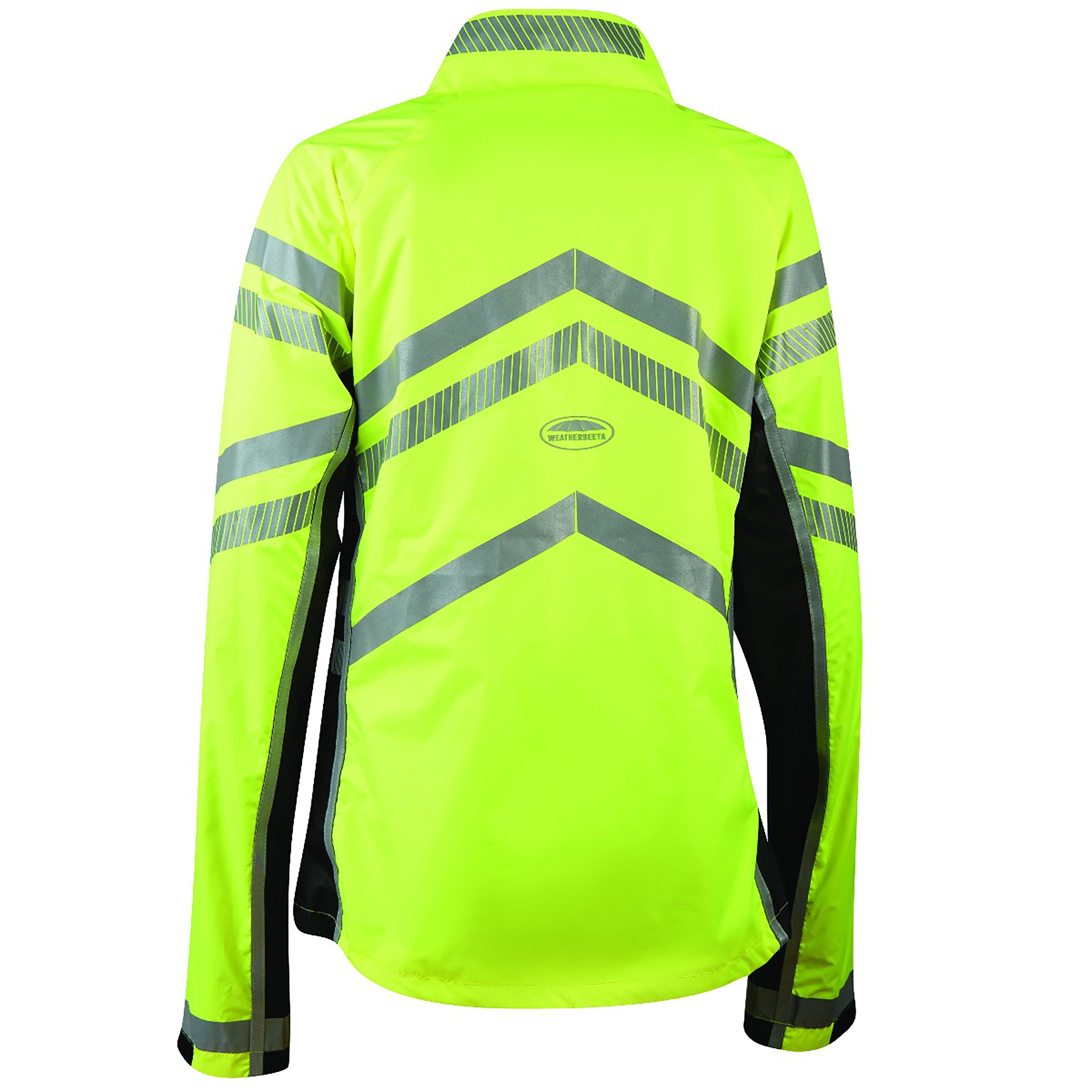 Adults Reflective Lightweight Waterproof Jacket Yellow