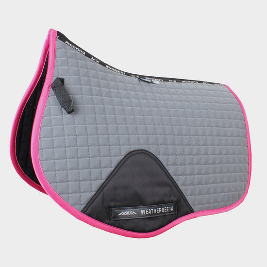 Reflective Prime GP Saddle Pad Silver/Pink