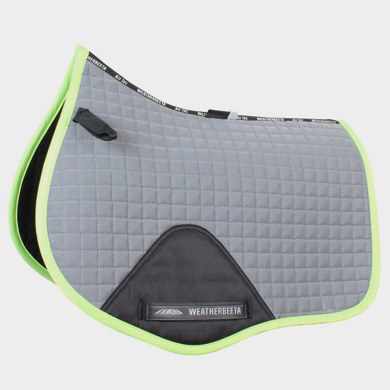 Reflective Prime GP Saddle Pad Silver/Yellow