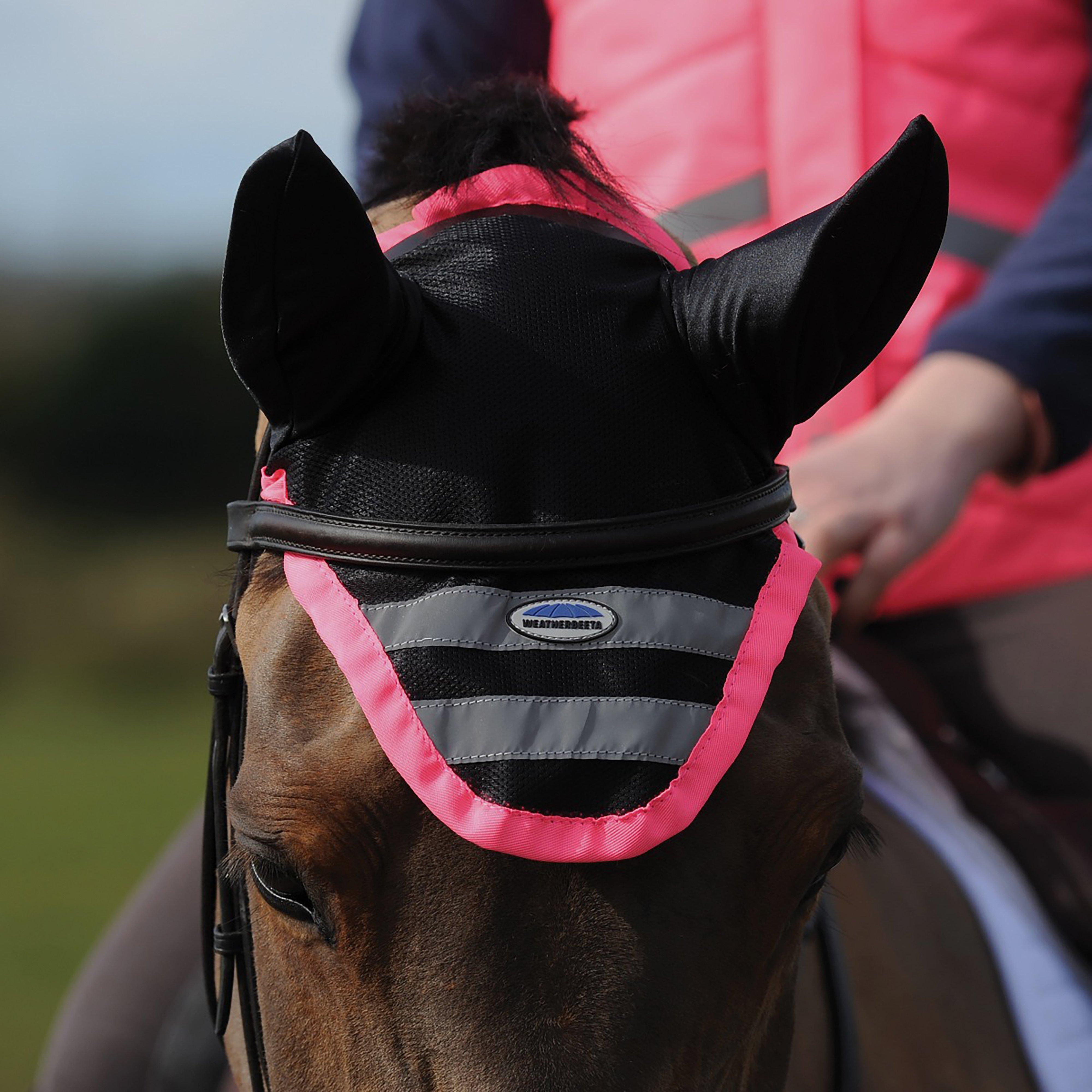 Reflective Ear Bonnet Pink