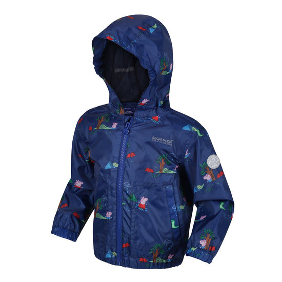 Kids Muddy Puddle Jacket New Royal Peppa & George