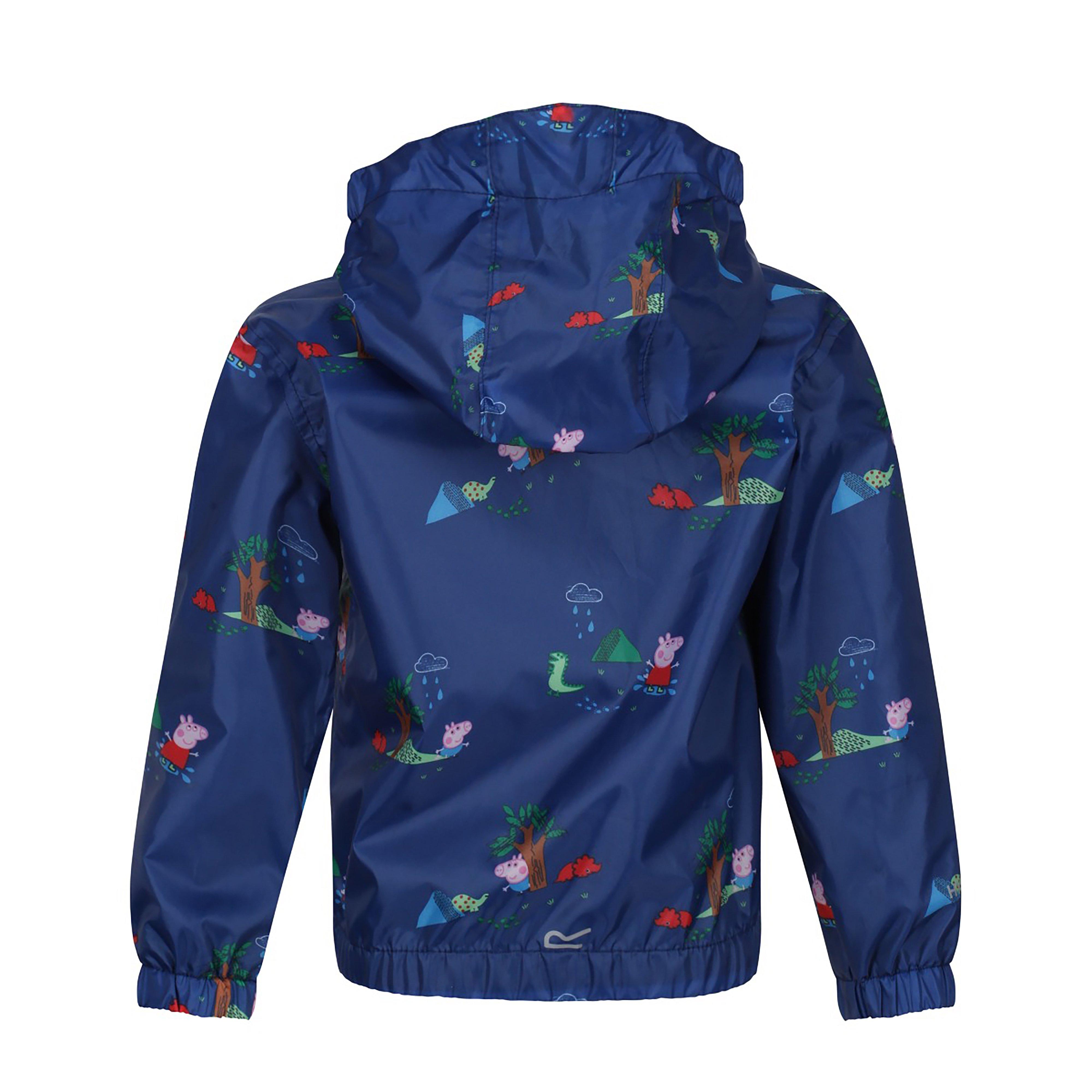 Kids Muddy Puddle Jacket New Royal Peppa & George