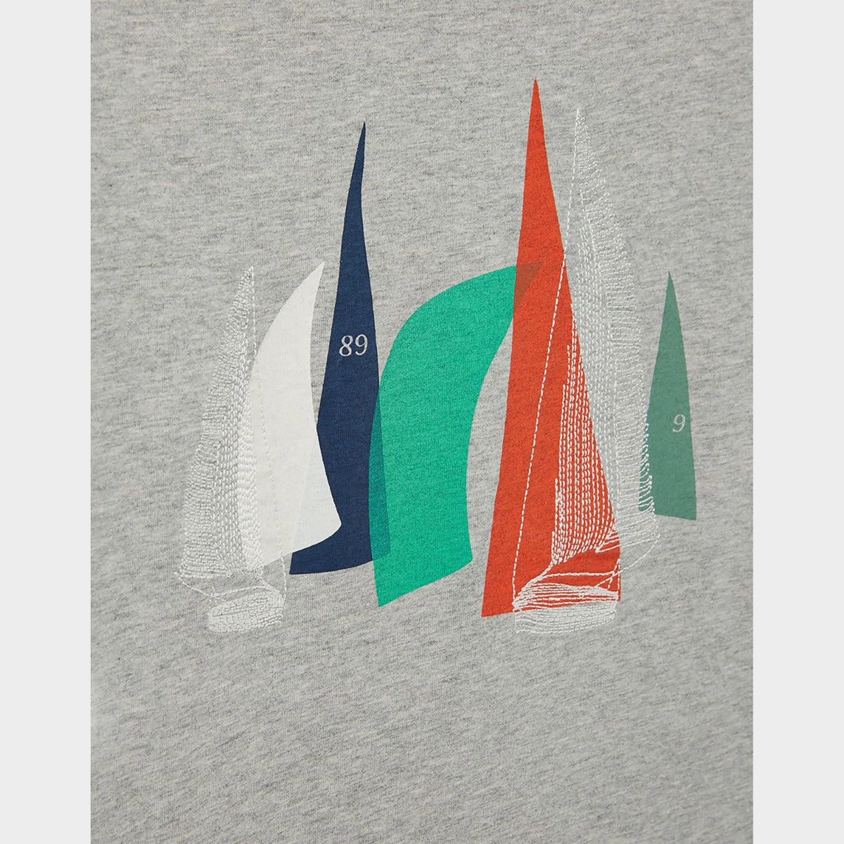 Mens Flynn Tee Grey Marl