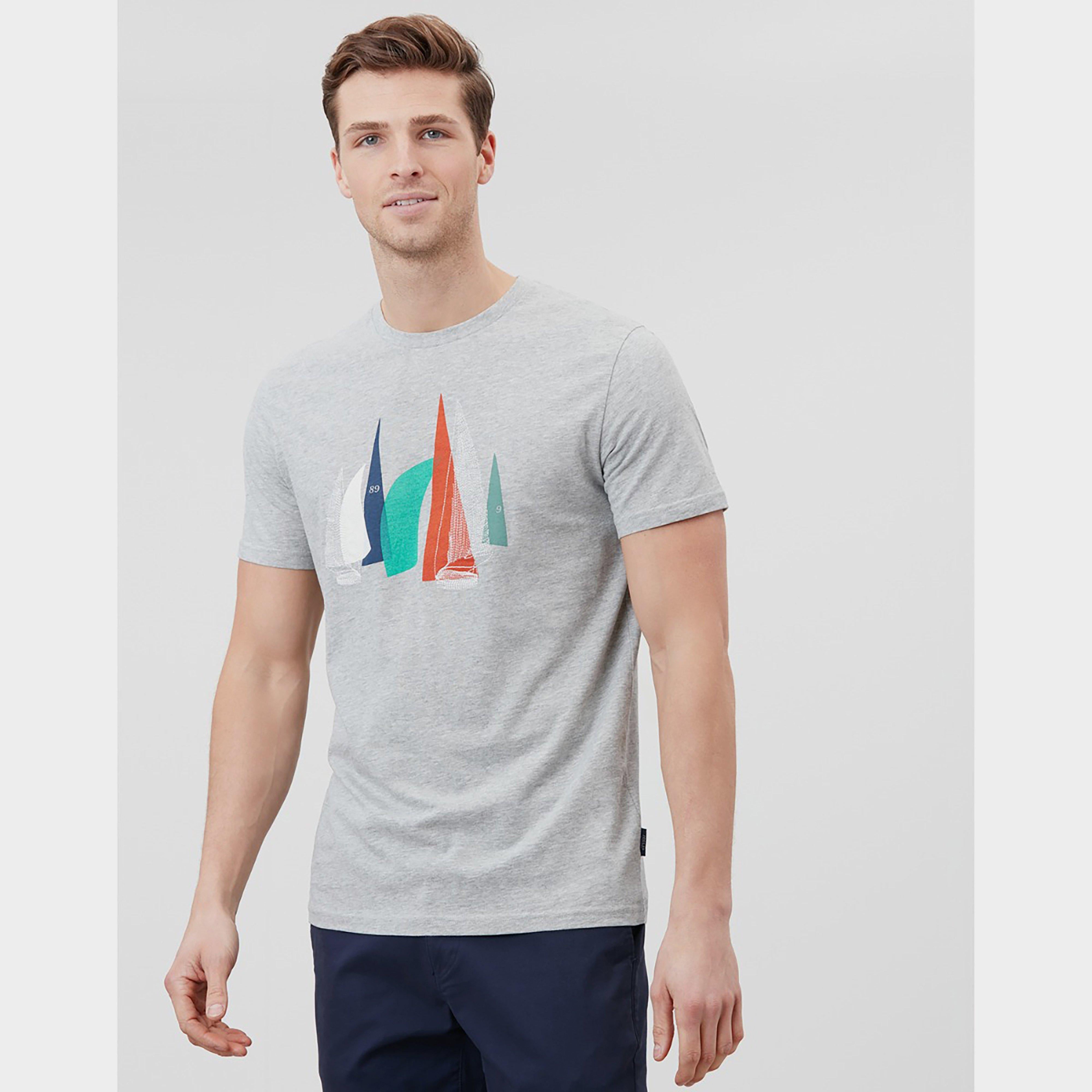 Mens Flynn Tee Grey Marl