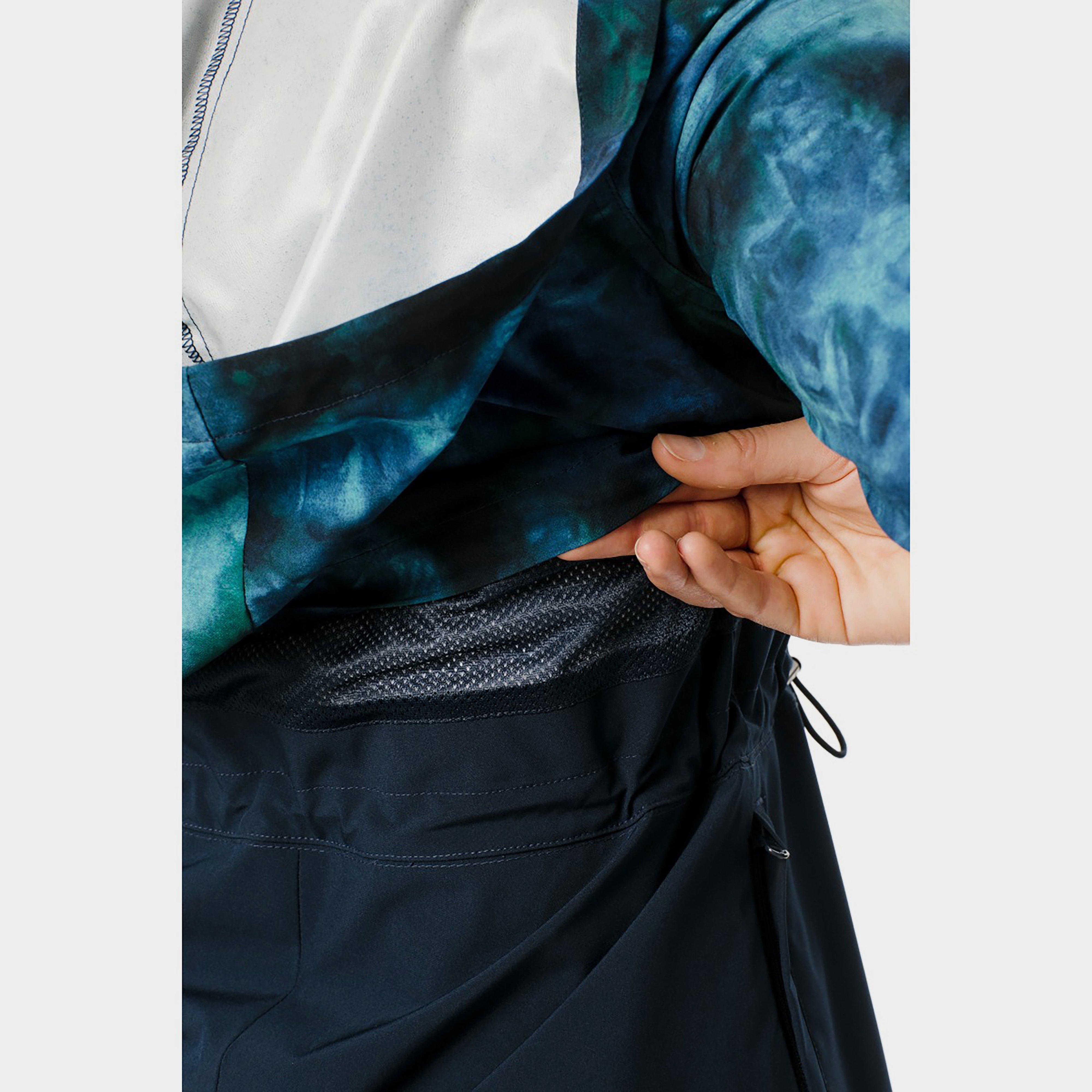 Womens Carrie Riding Jacket Green/Navy Tie Dyed