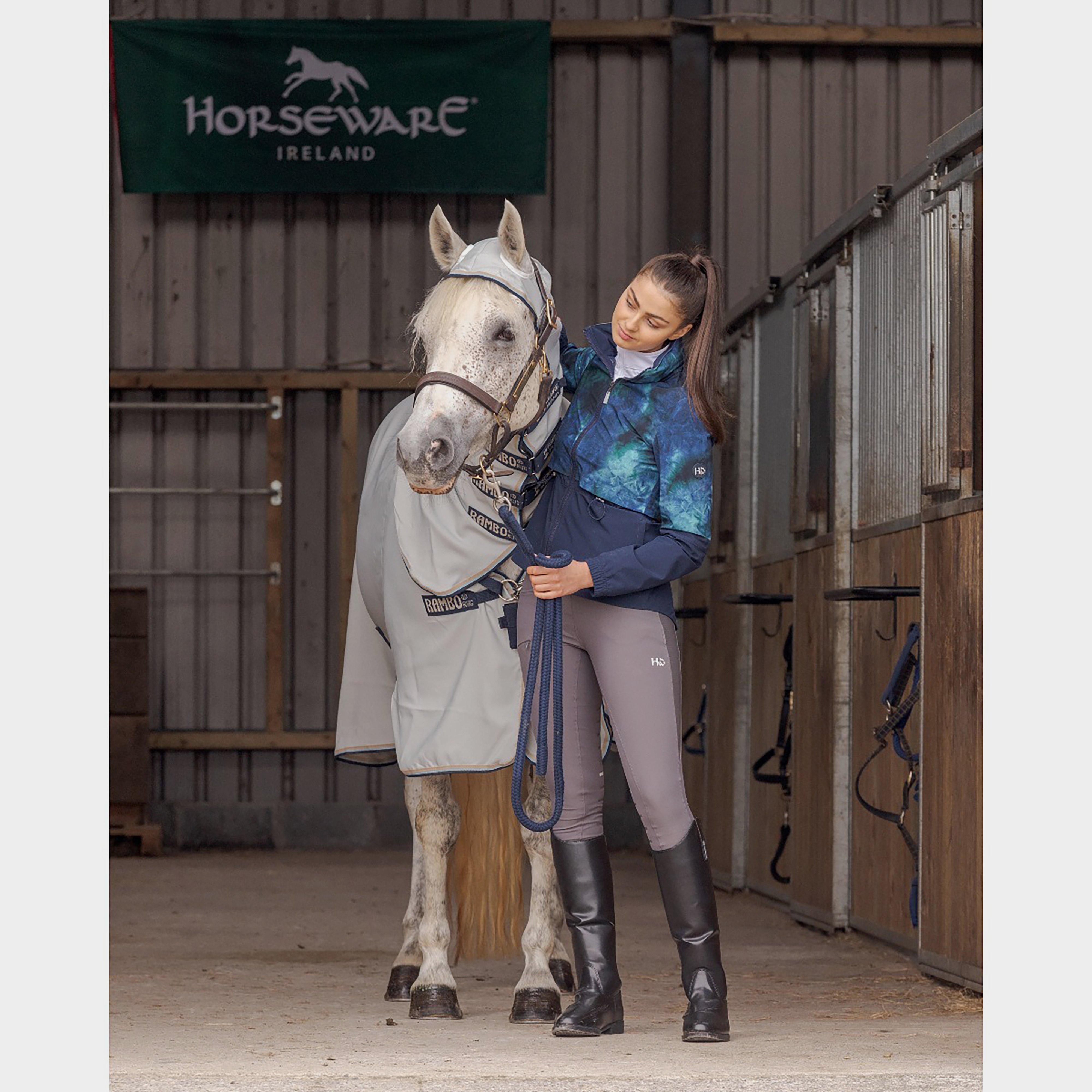 Womens Carrie Riding Jacket Green/Navy Tie Dyed