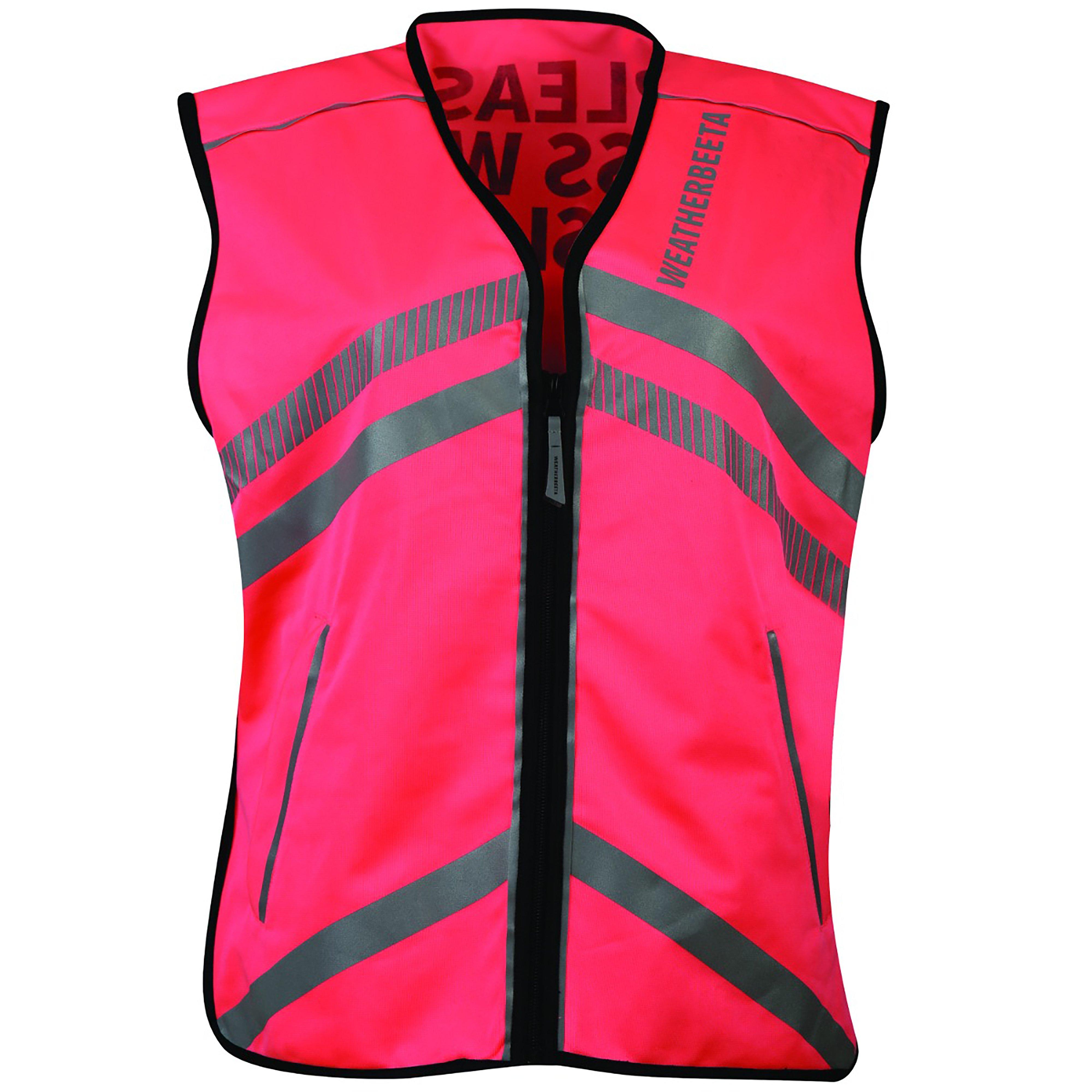 Adults Reflective Waistcoat Pink