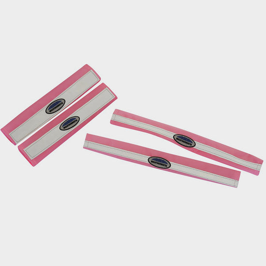 Reflective Bridle Set 4 Piece Pink