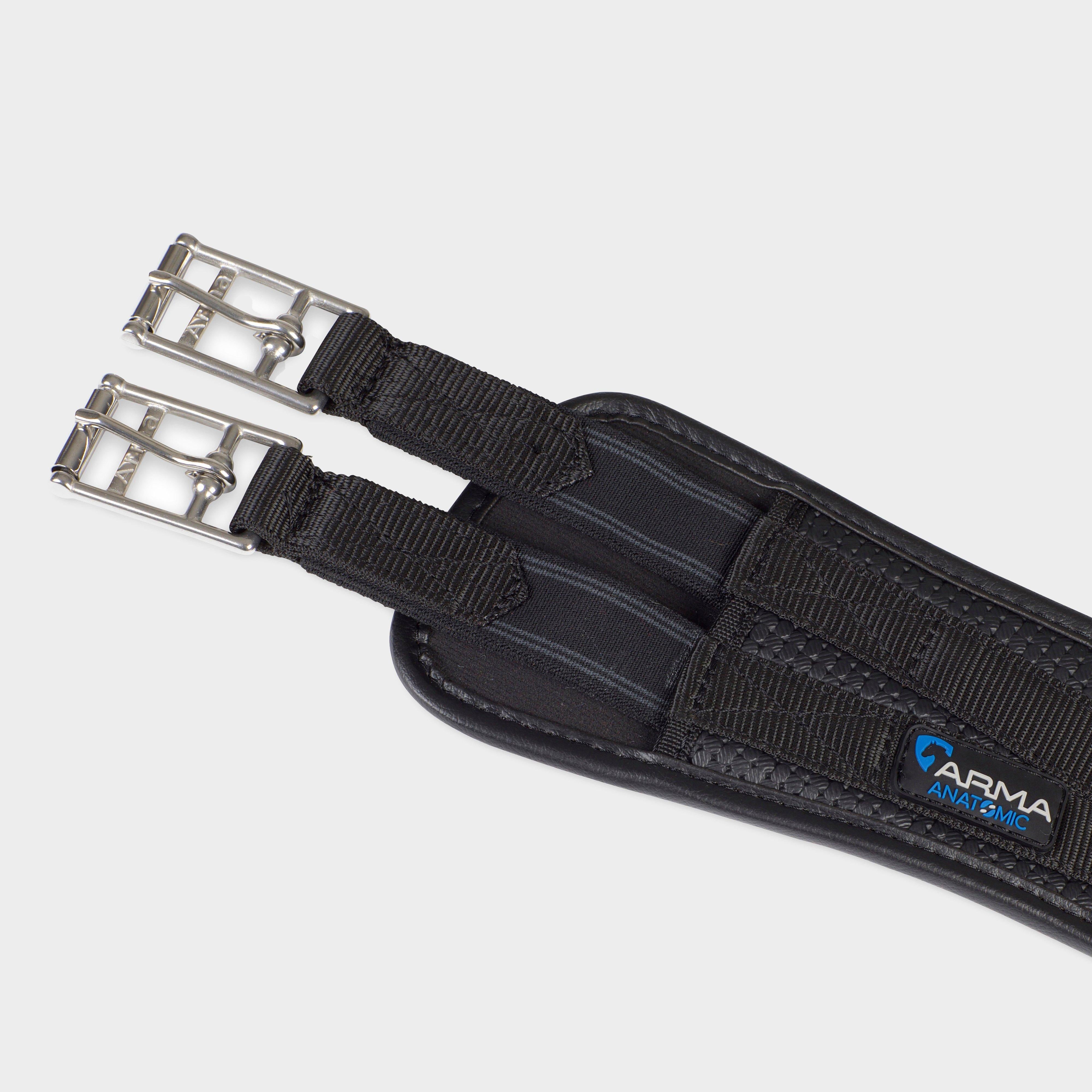 Anti-Chafe Anatomic Elasticated GP Girth Black